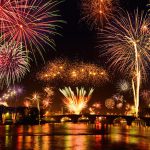 Großes Feuerwerk an Silvester